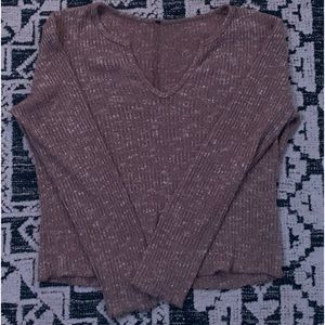 Long sleeve knitted top